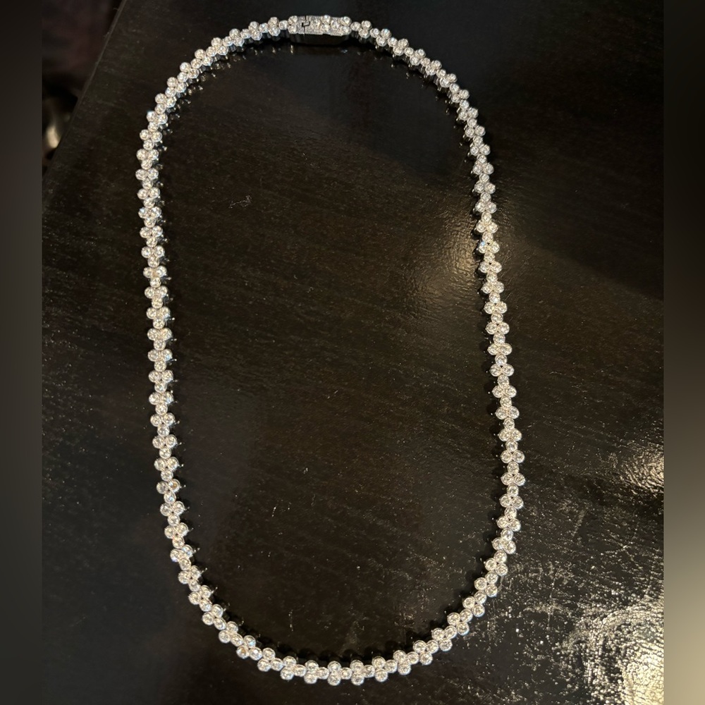 16” cubic zirconia necklace